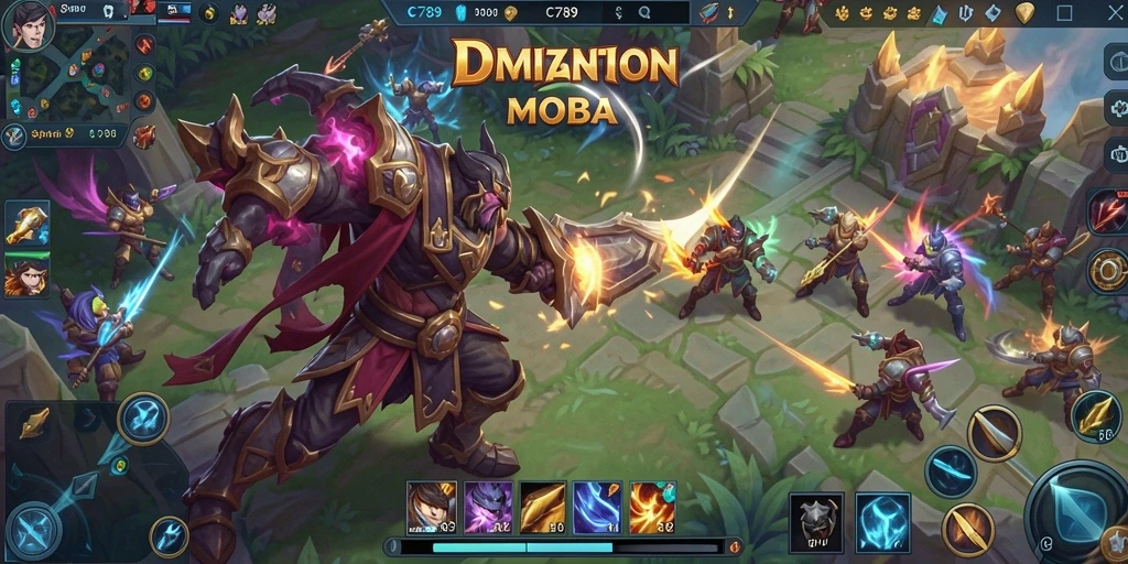Tangkapan layar gameplay intens di C789 saat pertarungan tim.