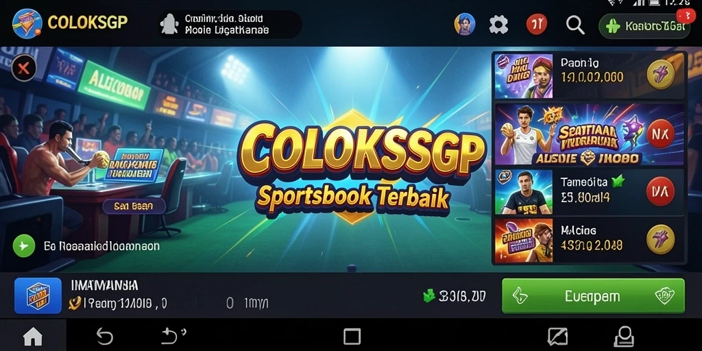 Tampilan antarmuka pengguna COLOKSGP yang intuitif dan menarik.