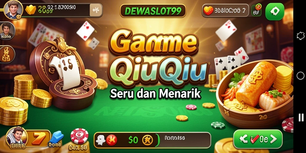 Screenshot gameplay QiuQiu yang menarik di DEWASLOT99.
