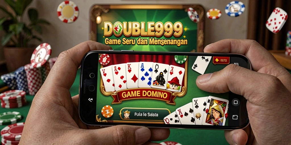Tampilan gameplay dari <strong>DOUBLE999</strong> menunjukkan suasana kompetitif yang menegangkan.