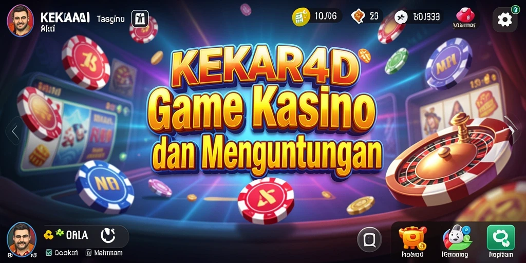 Gameplay menarik di KEKAR4D dengan grafis kasino yang memukau.