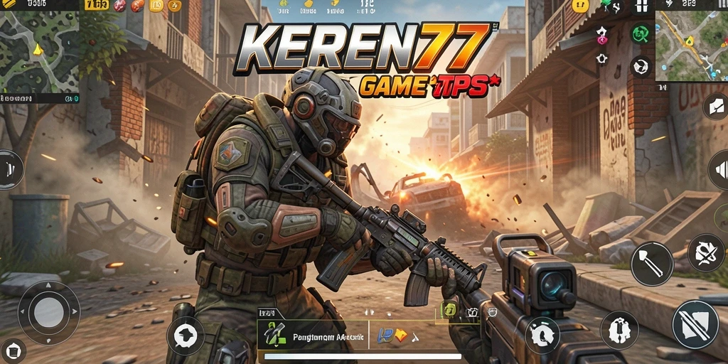 Tampilan gameplay KEREN77 yang mendebarkan dalam aksi TPS.