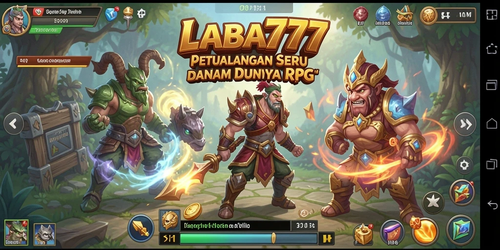 Tampilan gameplay LABA777 yang mendebarkan dengan grafis RPG yang memukau.