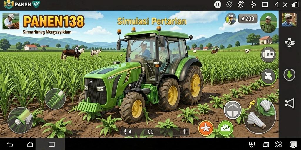 Tampilan gameplay PANEN138 yang menarik dan penuh warna.