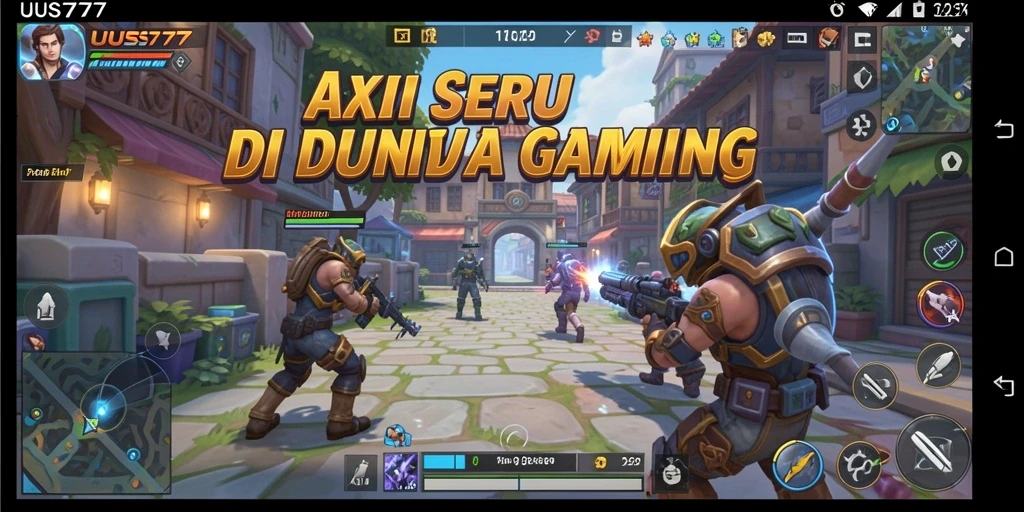 Tampilan seru aksi gameplay UUS777 yang mendebarkan.